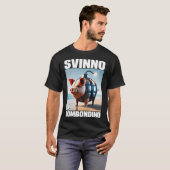 スヴィニノ・ボンボンディーノ・ピッグ・カオス・ミーム Tシャツ (正面フル)