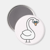 スヴィヴェル白鳥 マグネット (正面/裏面)