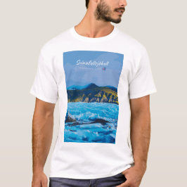 スヴィーナフェルスヨークトル、氷島 - 氷河の景色 Tシャツ