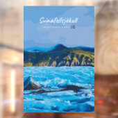 スヴィーナフェルスヨークトル、氷河の絶景 ウィンドウサイン (シート2)