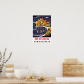 スヴェティステファン島ユーゴスラヴィアモンテネグロヴィンテージ ポスター (キッチン)