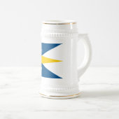スヴェロジェスナショナルダグスウェーデン国民日国旗 ビールジョッキ (正面右)