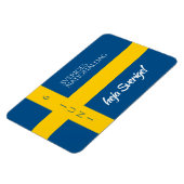 スヴェロジェスナショナルダグスウェーデン国民日国旗 マグネット (左側)