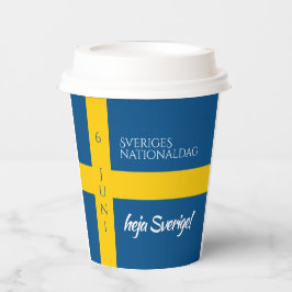 スヴェロジェスナショナルダグスウェーデン国民日国旗 紙コップ