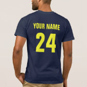 スヴェンスクアイスホッケースウェーデンホッケーシャージー Tシャツ (裏面)