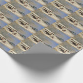 スーインディアンオンスノーシューズランキングバッファロー ラッピングペーパー (角)