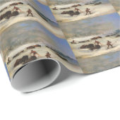 スーインディアンオンスノーシューズランキングバッファロー ラッピングペーパー (ロールコーナー)