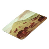 スーインディアン狩りバッファロー， 1835 (キャンバス上の油) マグネット (左側)