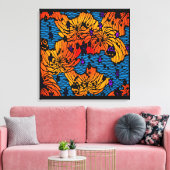 スーキズウォーターガーデン4 キャンバスプリント (インサイチュ (リビング))