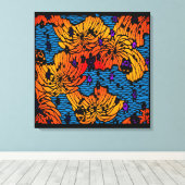 スーキズウォーターガーデン4 キャンバスプリント (インサイチュ (ウッドフロア))