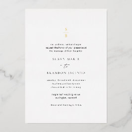 スーサエレガント結婚ン 箔招待状