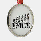 スーザフォンのテューバのテューバの進化のミュージカルの芸術 メタルオーナメント (右)