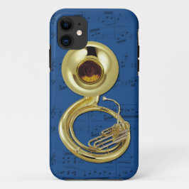 スーザフォン及び音楽電話箱。 一突き色 iPhone 11 ケース