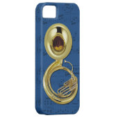 スーザフォン及び音楽電話箱。 一突き色 Case-Mate iPhoneケース (裏面/右)