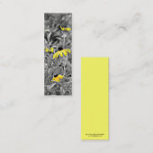 スーザンの黒目のしおり スキニー名刺 (正面/裏面)