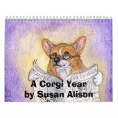 スーザンアリソン著コーギー年 カレンダー (カバー)