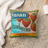 スーザンストロベリー クッション (ブランケット)