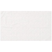 スーザン紙吹雪の水色のドット表クロス テーブルクロス (正面(横))