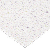 スーザン紙吹雪の水色のドット表クロス テーブルクロス (アングル)