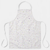 スーザン紙吹雪ウォーターカラードットキッチンエプロン エプロン (正面)