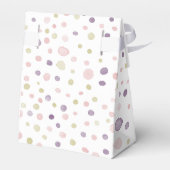 スーザン紙吹雪水色ドット優先ボックス フェイバーボックス (裏面サイド)