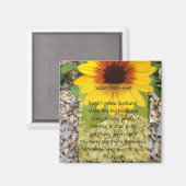 スーザン黒い目の詩 マグネット (正面/裏面)