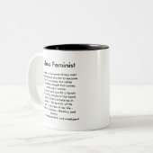 スーザンB.アンソニー-本当の男女同権主義者-マグ ツートーンマグカップ (正面左)