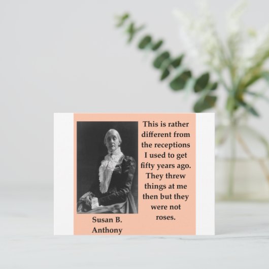 スーザンb anthony ポストカード (スタンド正面)