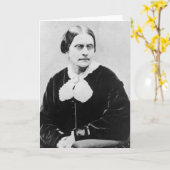 スーザンBrownellアンソニーc.1871 カード (黄色い花)