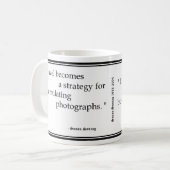 スーザンSontag旅行はマグを引用します コーヒーマグカップ (正面左)