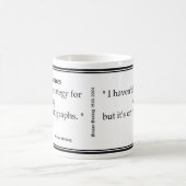 スーザンSontag旅行はマグを引用します コーヒーマグカップ (中央)