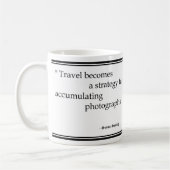 スーザンSontag旅行はマグを引用します コーヒーマグカップ (左)