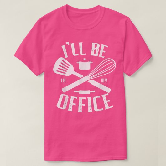スーシェフの調理師に就おもしろいく Tシャツ (デザイン正面)