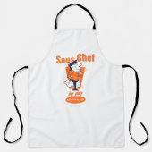 スーシェフ(昼)、スーパーヒーロー(夜) エプロン (正面)