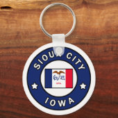 スーシティアイオワ キーホルダー (正面)