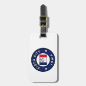 スーシティアイオワ ラゲッジタグ (正面縦)