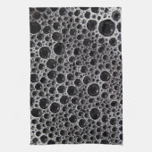 スージーなシャボン玉が白黒 キッチンタオル (縦)