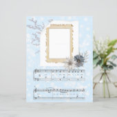 スージースノーフレークスクラップブック紙 (スタンド正面)