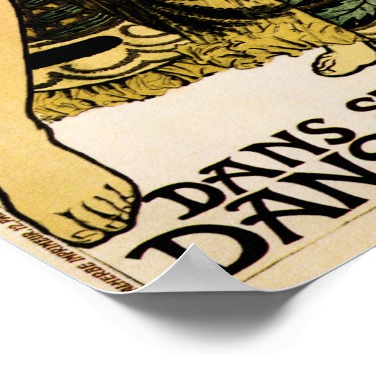 スージーデゲスヴィンテージミュージカルダンスユージーングラスアセット ポスター (角)