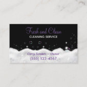 スージー気泡デザインハウス清掃サービス 名刺 (正面)