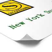 スージーQと一緒に船、鉄道のポスター。 ポスター (角)