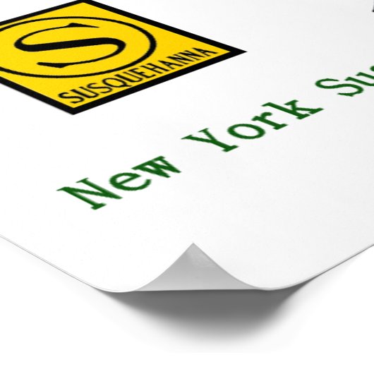 スージーQと一緒に船、鉄道のポスター。 ポスター (角)