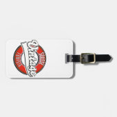 スースチュニジアヴィンテージスタイルロゴ ラゲッジタグ (正面横)