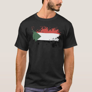 スーダンおみやげ女子男性へ国旗1 Tシャツ