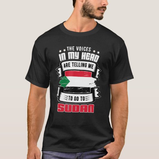 スーダンが私の頭に Tシャツ (正面)