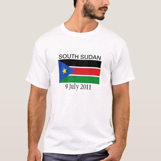 スーダンの南国旗 Tシャツ (正面)