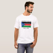 スーダンの南国旗 Tシャツ (正面フル)