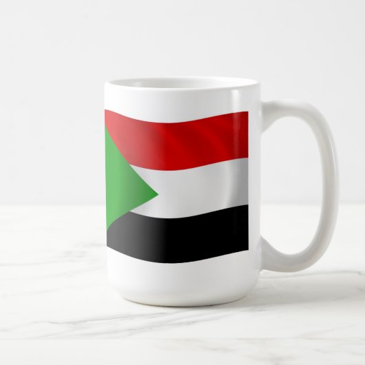スーダンの国旗マグ コーヒーマグカップ (右)