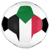 スーダンの国旗 サッカーボール (回転)