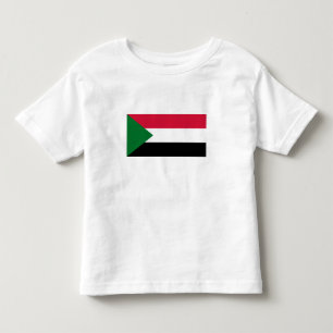 スーダンの国旗 トドラーTシャツ